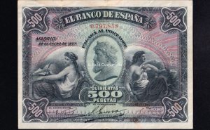 500 Pesetas Enero 1907, MBC
