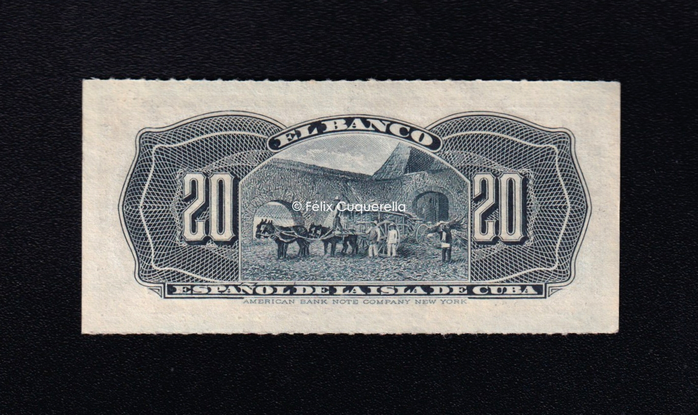 20 Centavos 1897, S/C-, P.53a 20 Centavos 1897, S/C-, P.53a