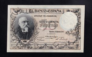 50 Pesetas 1905, EBC+