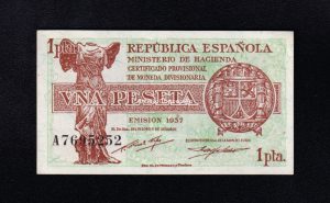 1 Peseta 1937, serie A, S/C-