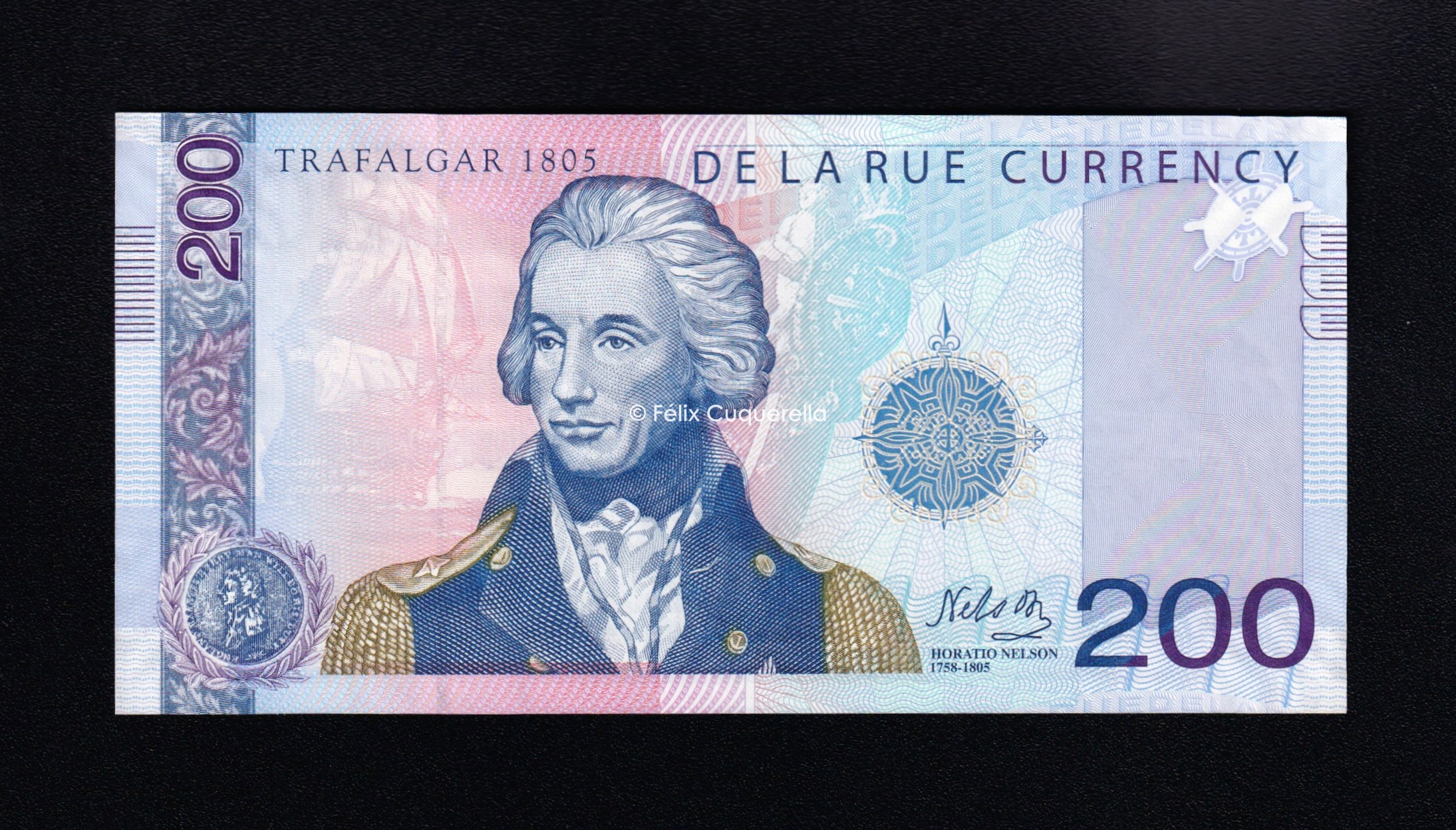 Thomas De La Rue - Batalla de trafalgar - 200 Units GBR Test Note 2005 , S/C Thomas De La Rue - Batalla de trafalgar - 200 Units GBR Test Note 2005 , S/C
