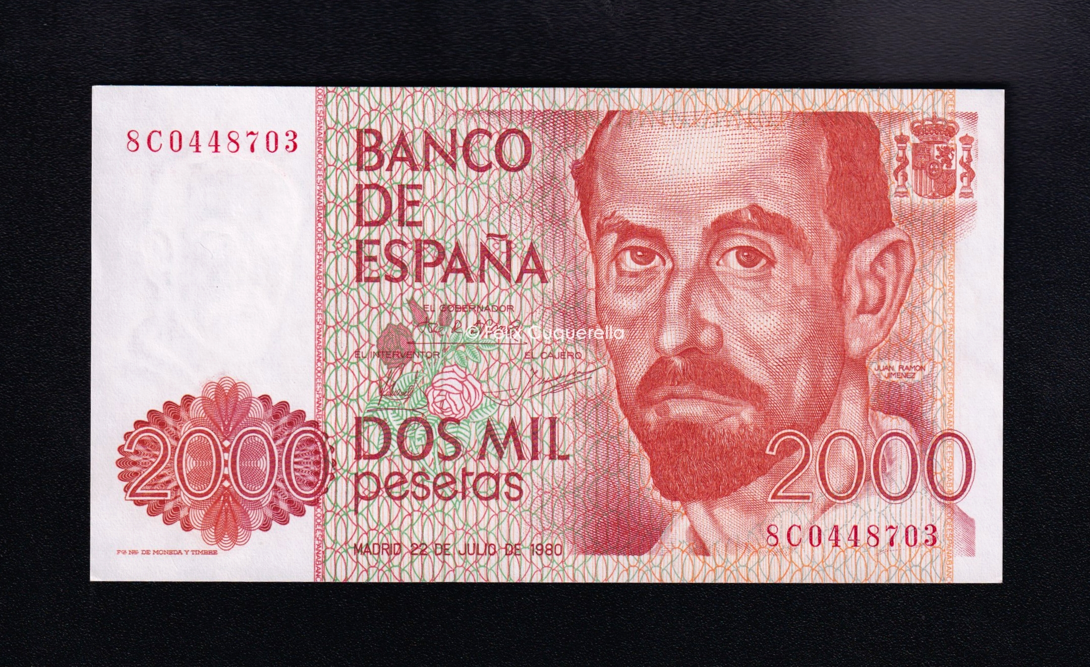 2000 pesetas 1980, serie 8C, S/C- 2000 pesetas 1980, serie 8C, S/C-