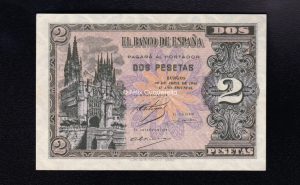 2 Pesetas abril 1938, serie C, S/C-