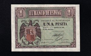 1 Peseta Febrero 1938, serie E, EBC-
