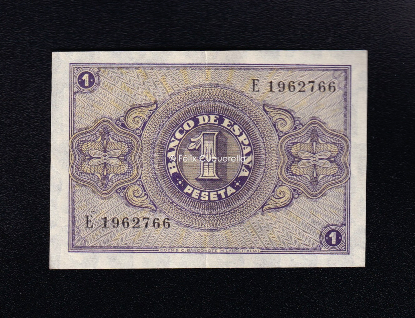1 Peseta Febrero 1938, serie E, EBC- 1 Peseta Febrero 1938, serie E, EBC-
