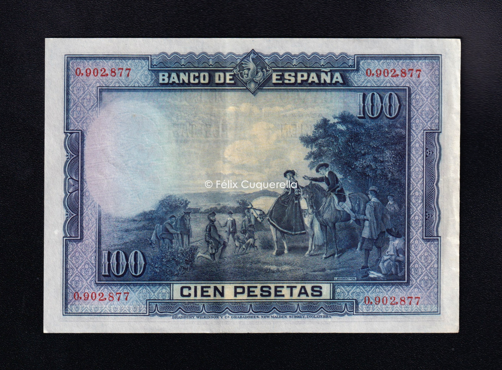 100 Pesetas 1928, sin serie, EBC- 100 Pesetas 1928, sin serie, EBC-