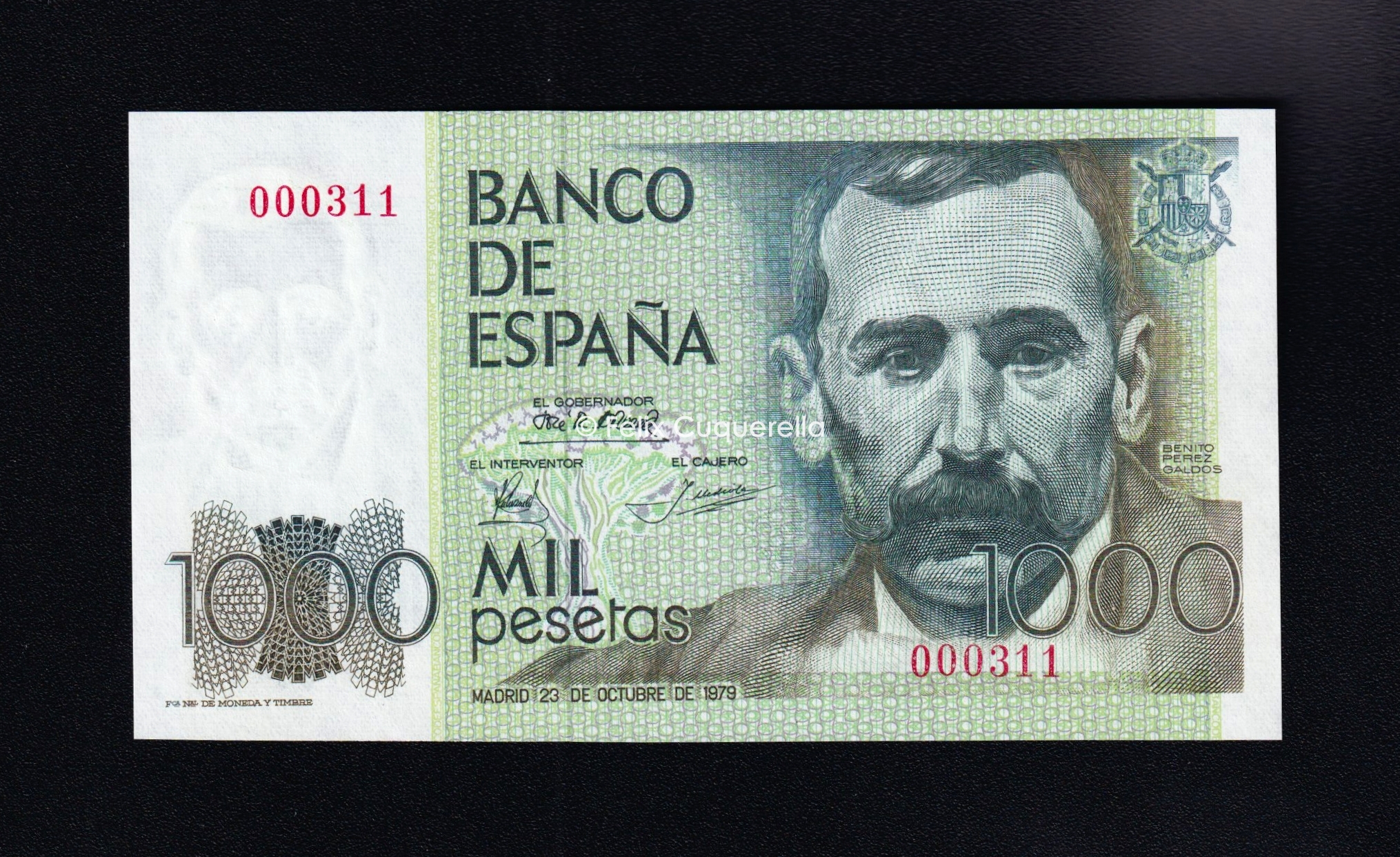 Número bajo, 1000 pesetas 1979, sin serie, S/C Número bajo, 1000 pesetas 1979, sin serie, S/C