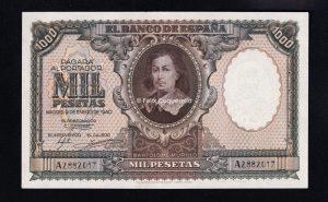 1000 pesetas Enero 1940, serie A, EBC