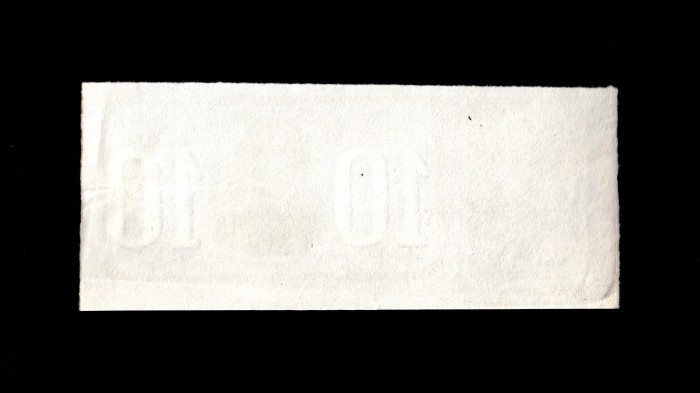 10 Pesetas 1873, prueba calcográfica, S/C-, agujero tapado reverso 10 Pesetas 1873, prueba calcográfica, S/C-, agujero tapado reverso