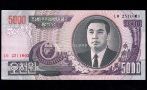 Corea del Norte 5000 Won 2002, S/C-, P.46a